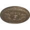 Ekena Millwork Kirke Ceiling Medallion (Fits Canopies up to 3 3/4"), Hand-Painted Warm Silver, 15 3/4"OD x 5/8"P CM16KIWSS - alternate 4